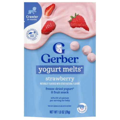 Gerber Crawler (8+ Months) Strawberry Yogurt Melts