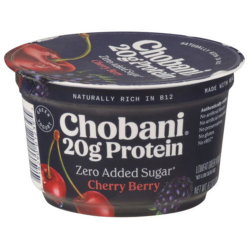 Chobani Yogurt, Greek, Lowfat, Cherry Berry