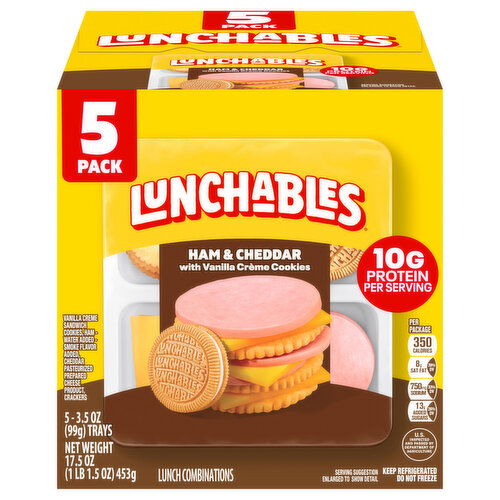 Lunchables Ham & Cheddar Lunch Combinations
