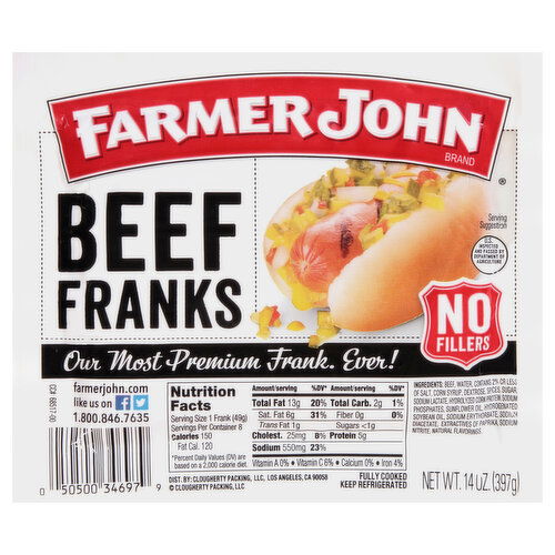 Farmer John Beef Franks