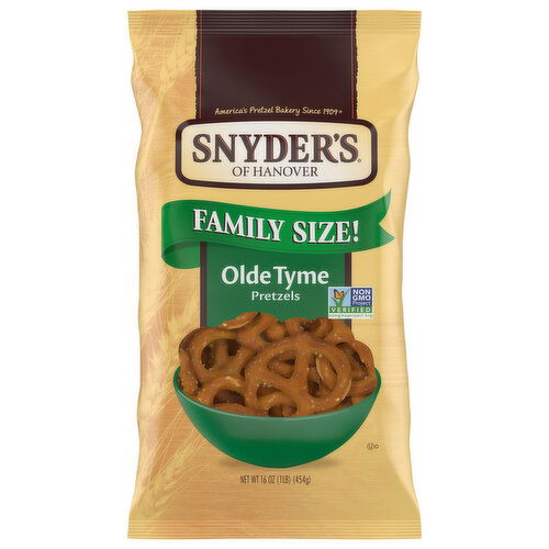 Snyder's of Hanover Olde Tyme Pretzels Family Size!