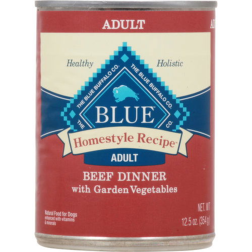 Blue Buffalo Food for Dogs Natural Beef Dinner with Garden Vegetables Adult Homestyle Recipe Smart Final