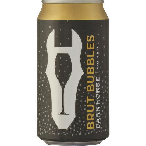 Dark Horse Sparkling Brut Wine 375ml Can 