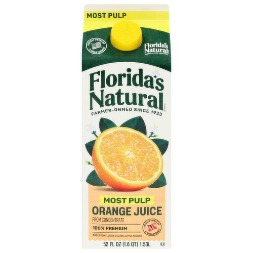 Florida's Natural Most Pulp Orange Juice