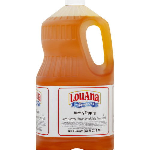 LouAna Buttery Topping, Rich Buttery Flavor