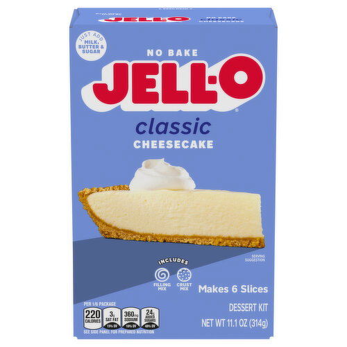 Jell-O No Bake Classic Cheesecake Dessert Kit
