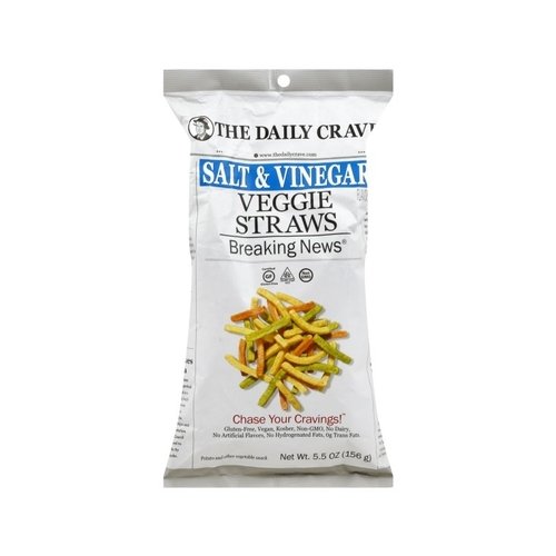 The Daily Crave Veggie Straws Salt Vinegar 5.5 oz