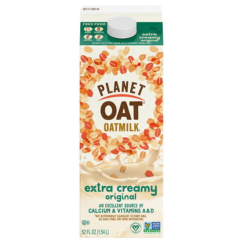 Planet Oat Extra Creamy Original Oatmilk Image 1 of 6