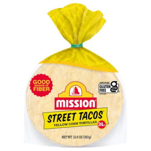 Mission Street Tacos Yellow Corn Tortillas