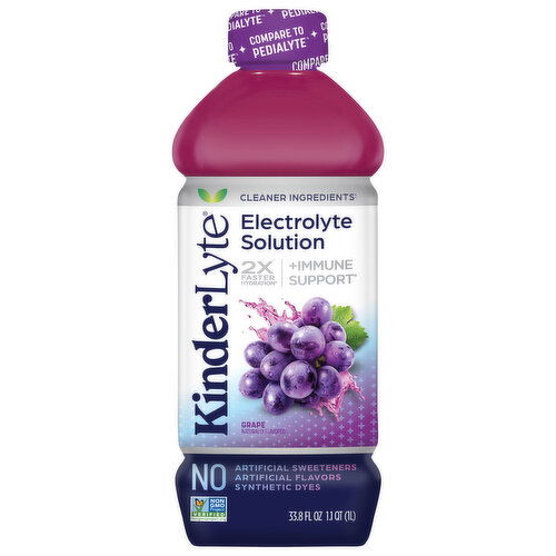 Kinderlyte Electrolyte Solution, Grape