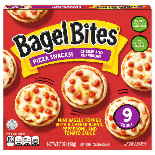 Bagel Bites Cheese and Pepperoni Pizza Snacks