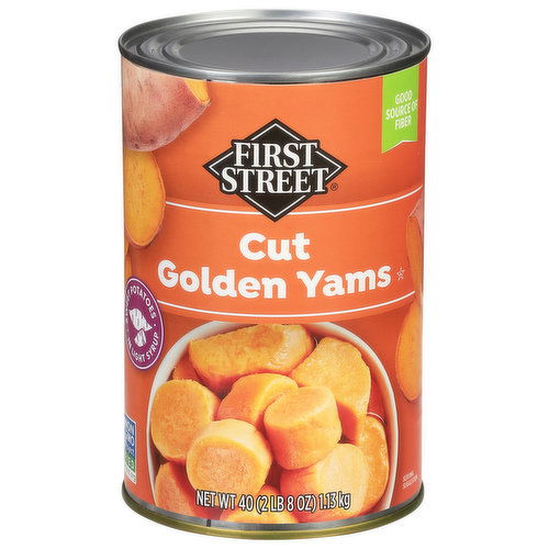 First Street Yams, Golden, Cut