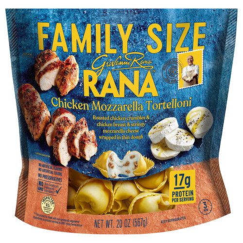 Rana Chicken Mozzarella Tortelloni Family Size