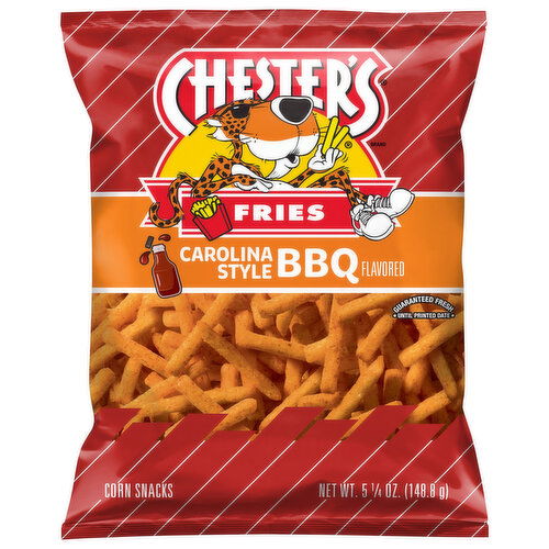 Chester's Fries Corolina Style BBQ Flavored Corn Snacks