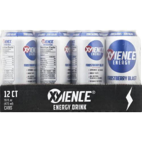 Xyience Energy Drink, Frostberry Blast
