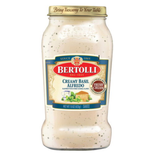 Bertolli Sauce, Creamy Basil Alfredo Image 1 of 6