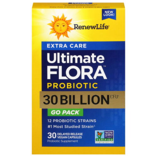 Renew Life Capsules Extra Care 30 Billion CFU Probiotic