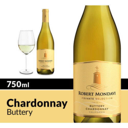 Robert Mondavi Private Select Buttery Chardonnay California White Wine