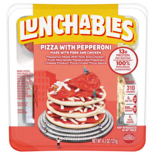 Lunchables Pizza, with Pepperoni