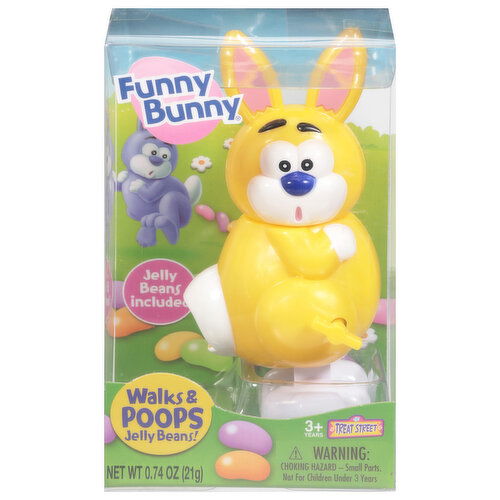 Treat Street Funny Bunny, Walks & Poops Jelly Beans!, 3+ Years