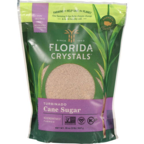 Florida Crystals Turbinado Cane Sugar 2 lb