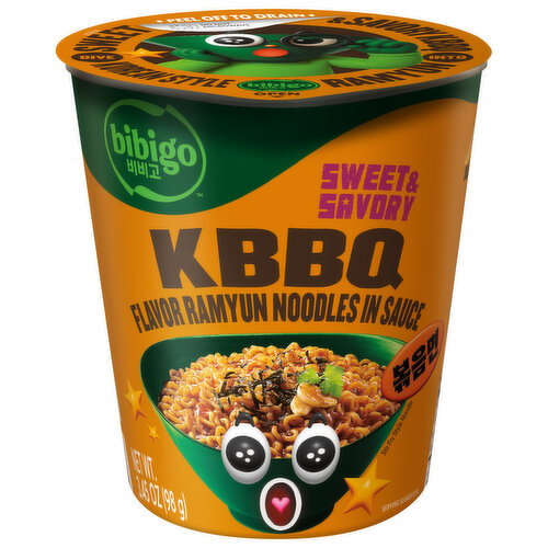 Bibigo Sweet & Savory KBBQ Flavor Ramyun Noodles in Sauce Image 1 of 6