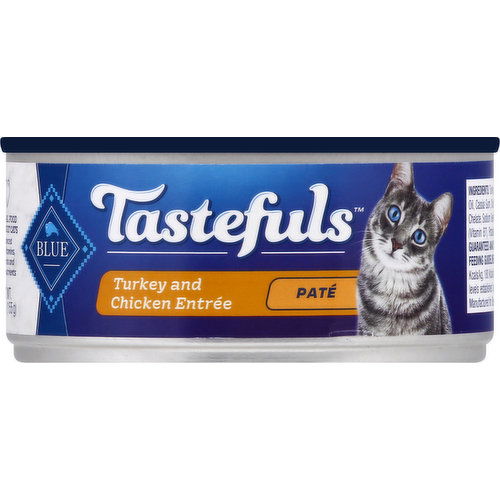 Blue Buffalo Cat Food, Turkey and Chicken Entree, Pate