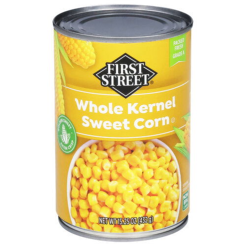 First Street Sweet Corn, Whole Kernel