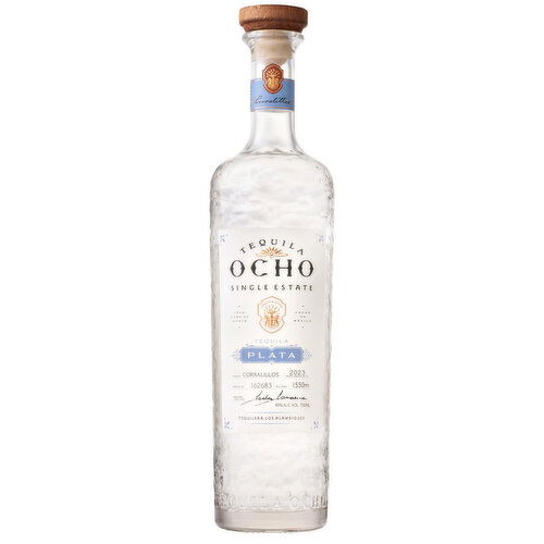 Tequila Ocho Plata Single Estate Corralillos Tequila