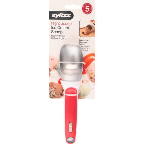 Zyliss Ice Cream Scoop, Right Scoop