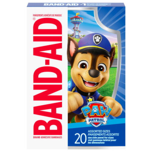 Band-Aid Paw Patrol Assorted Sizes Adhesive Bandages