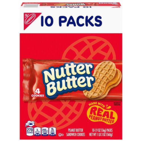 Nutter Butter Peanut Butter Sandwich Cookies