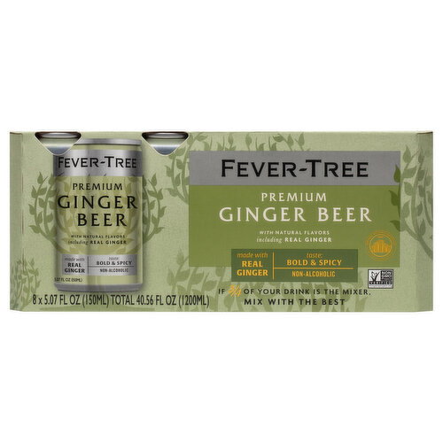 Fever-Tree Premium Non-Alcoholic Ginger Beer Image 1 of 6