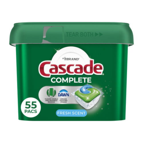 Cascade Complete Action Pacs Fresh Scent