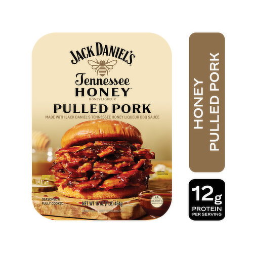 Jack Daniel's Tennessee Honey Pulled Pork, Refrigerated Entree, 16 oz Image 1 of 6