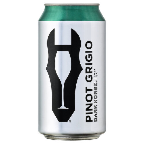 Dark Horse Pinot Grigio White Wine 375ml Can Image 1 of 6