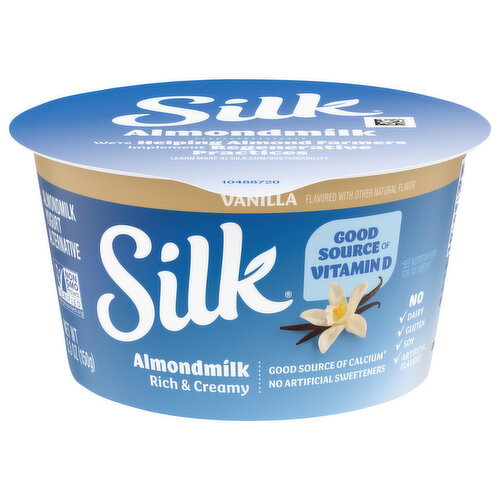Silk Vanilla Dairy Free Almond Milk Yogurt Alternative