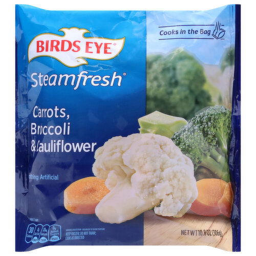 Birds Eye Steamfresh Carrots, Broccoli and Cauliflower Frozen Vegetables