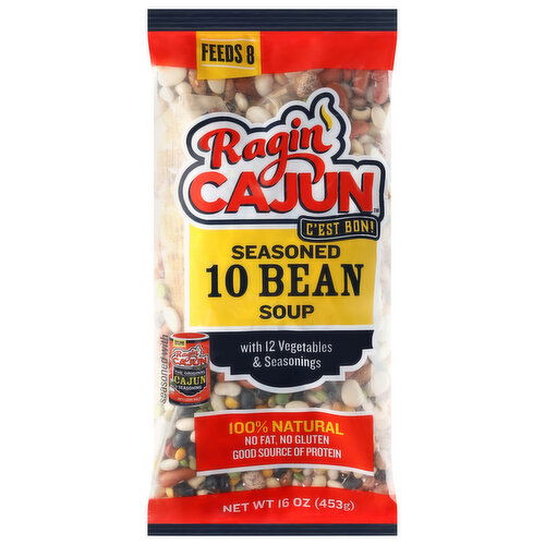 Ragin' Cajun Seasoned 10 Bean Soup
