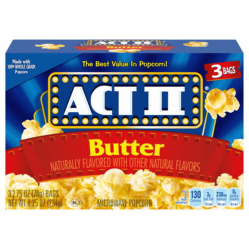 Act II Microwave Butter Popcorn