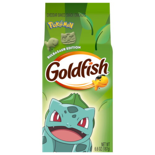 Goldfish Cheddar Crackers Bulbasaur Edition