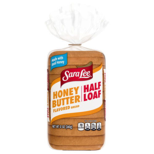 Sara Lee Honey Butter Flavored Half Loaf Bread