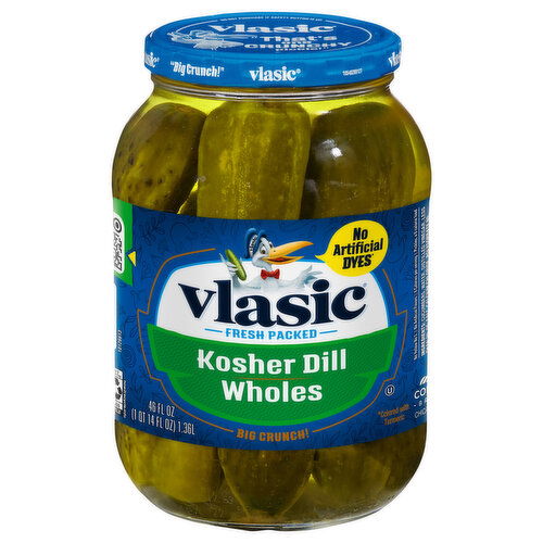 Vlasic Pickles, Kosher Dill Wholes, Fresh Packed