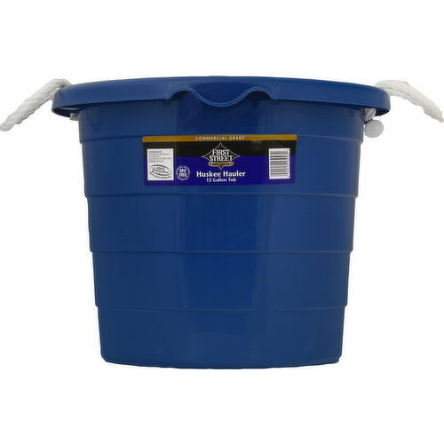 First Street Bucket, Huskee Hauler, 12 Gallon