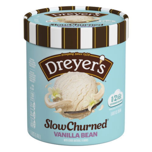 Dreyer's Slow Churned Light Vanilla Bean Ice Cream