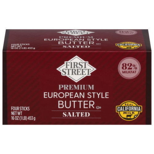 First Street Butter, Premium, European-Style