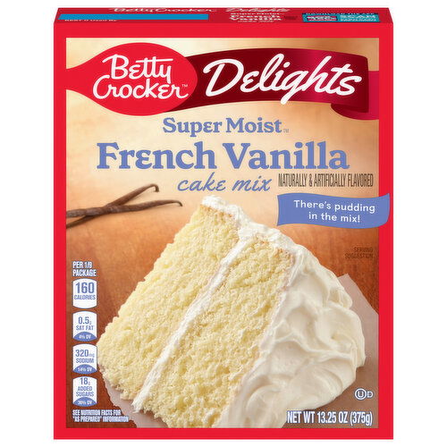 Betty Crocker Delights French Vanilla Cake Mix