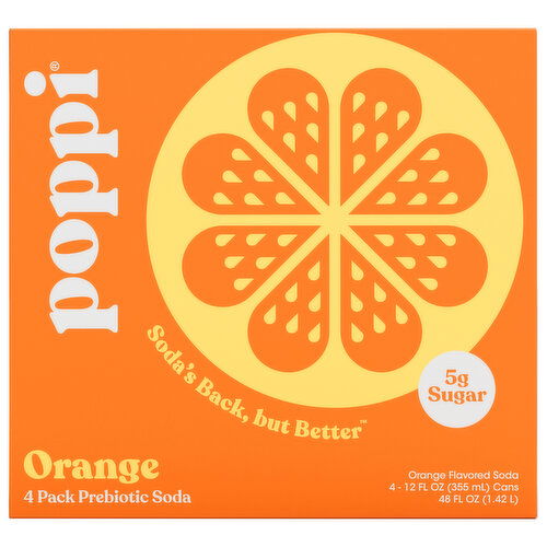 Poppi Orange Prebiotic Soda
