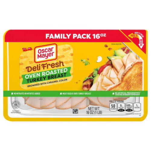 Oscar Mayer Oven Roasted Turkey Breast Family Pack