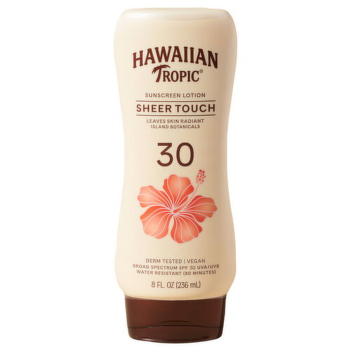 Hawaiian Tropic Sheer Touch Broad Spectrum SPF 30 Sunscreen Lotion